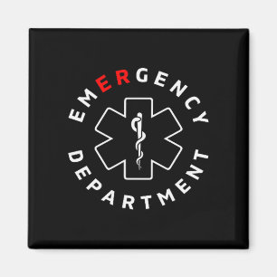Aimant Service des urgences Urgences Infirmière Rétro San