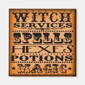 Aimant Services de sorcière (Devant)