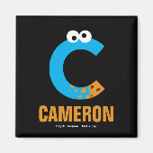 Aimant Sesame Street | C is for Cookie Monster (Devant)