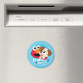 Aimant Sesame Street | Elmo & Tango Badge (In Situ (Lave-vaisselle))