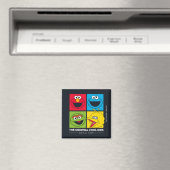 Aimant Sesame Street | Les Enfants Cool Originaux (In Situ (Lave-vaisselle))