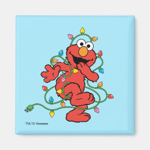 Aimant Sesame Street Les lumières de Noël d'Elmo