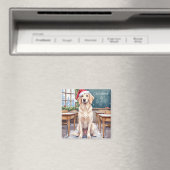 Aimant Setter Anglais Cozy Classroom Teacher Santa (In Situ (Lave-vaisselle))