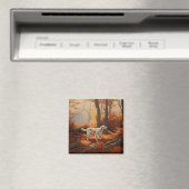 Aimant Setter anglais en automne Leaves Fall Inspire (In Situ (Lave-vaisselle))
