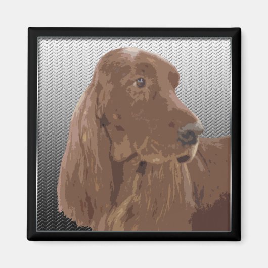 Aimant Setter irlandais (Devant)