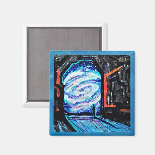 Aimant Seul avec l'abîme brillant (Recto/Verso)