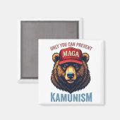 Aimant Seule la prévention du Kamunisme Harris (Recto/Verso)