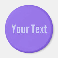 SEULEMENT COULEUR / LILA + votre texte