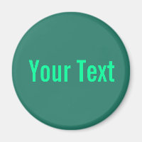 SEULEMENT COULEUR / vert océan + votre texte