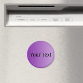 Aimant SEULEMENT dégradé de couleur violet + votre texte (In Situ (Lave-vaisselle))