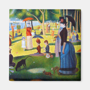 Aimant Seurat : Un dimanche à la La grand Jatte