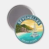 Aimant Seychelles Seychelles (Recto/Verso)