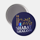 Aimant Shabat Shalom (Recto/Verso)