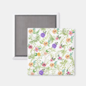 Aimant Shabby Chic Floral (Recto/Verso)