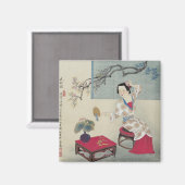 Aimant S'habiller le matin (Recto/Verso)