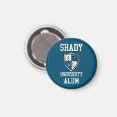 Aimant Shady University Alum grand commérage lunettes de  (Recto/Verso)