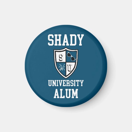 Aimant Shady University Alum grand commérage lunettes de  (Devant)