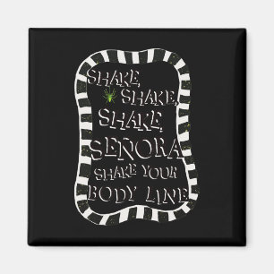 Aimant Shake Shake Senora Drôle Halloween