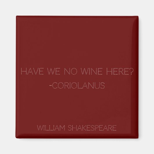 Aimant Shakespeare, Coriolanus (Devant)