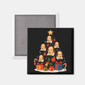 Aimant Shakespeare English Literature Christmas Tree Xmas (Recto/Verso)