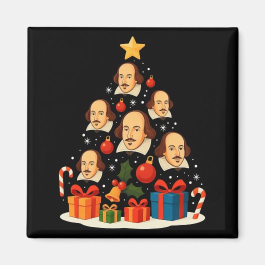 Aimant Shakespeare English Literature Christmas Tree Xmas (Devant)