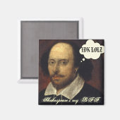 Aimant Shakespeare est mon BFF SMS (Recto/Verso)