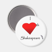 Aimant Shakespeare Love (Recto/Verso)