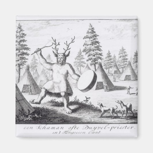 Aimant Shaman d'origine américaine (Devant)