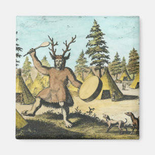 Aimant Shaman d'origine américaine