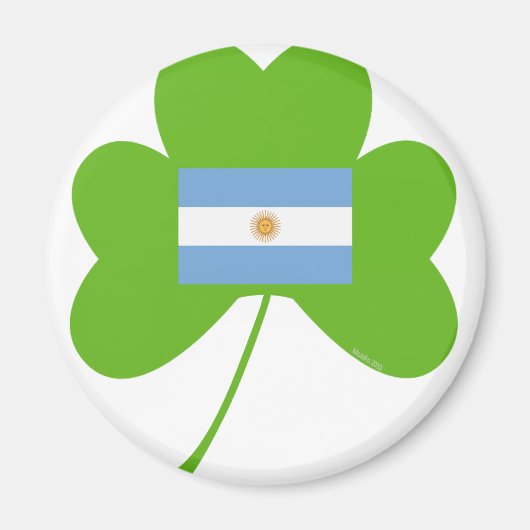 Aimant Shamrock-Argentine (Devant)