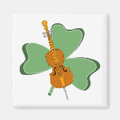 Aimant Shamrock Cello (Devant)