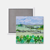 Aimant Shamrock de la Saint Patrick (Recto/Verso)