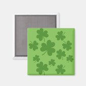 Aimant Shamrock de la Saint Patrick Motif Clover (Recto/Verso)