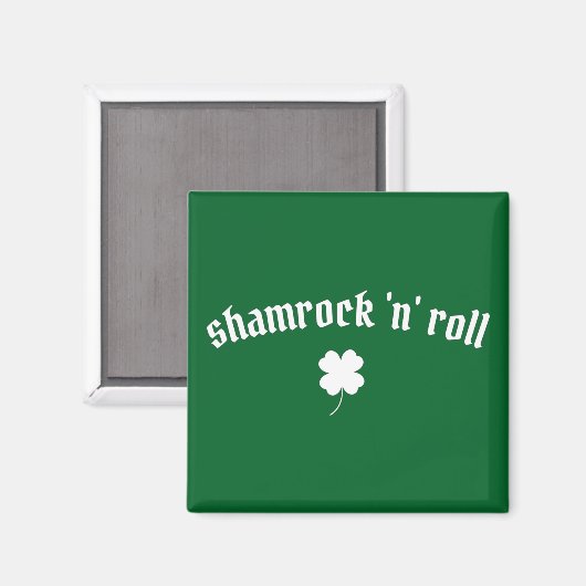 Aimant Shamrock en rouleau Saint Patrick's Day (Recto/Verso)