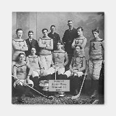 Aimant Shamrock Hockey Team, Montreal, QC 1899 (Devant)
