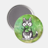 Aimant Shamrock Kitty (Recto/Verso)
