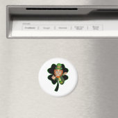 Aimant Shamrock Leprechaun (In Situ (Lave-vaisselle))