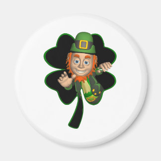 Aimant Shamrock Leprechaun