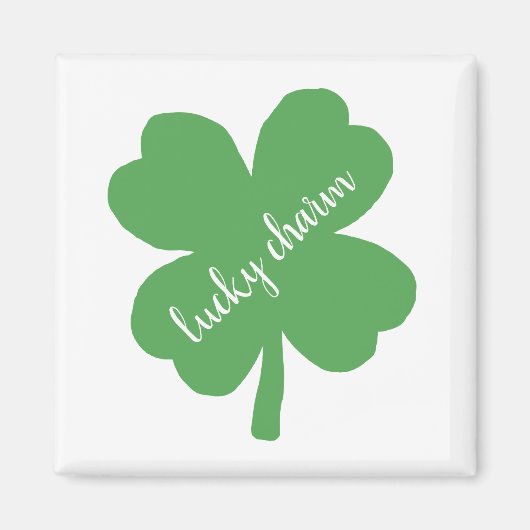 Aimant Shamrock Lucky Charm (Devant)