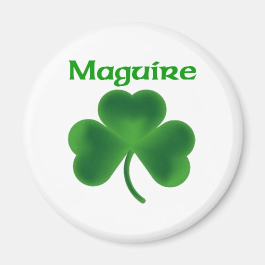 Aimant Shamrock Maguire (Devant)