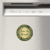 Aimant Shamrocks de Parties scintillant d'or (In Situ (Lave-vaisselle))