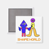 Aimant Shape World (Recto/Verso)