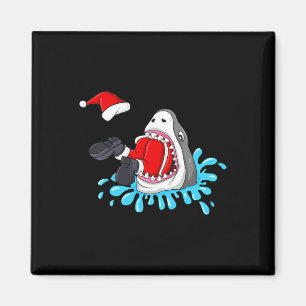 Aimant Shark Mange Santa Claus Christmas Boys Girls Kids