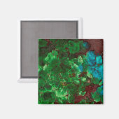 Aimant Shattuckite à lace verte (Recto/Verso)