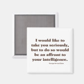 Aimant Shaw sur le renseignement (Recto/Verso)