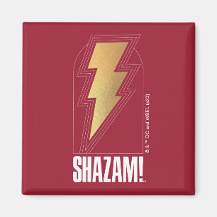 Aimant SHAZAM ! Furie des dieux Insigne de boulon de fo