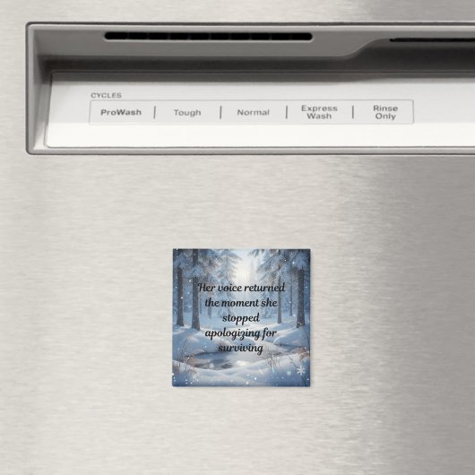 Aimant She Stopped Apologizing - Affirmation Quotes (In Situ (Lave-vaisselle))