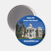 Aimant Shelby NC Ancien tribunal du comté de Cleveland (Recto/Verso)