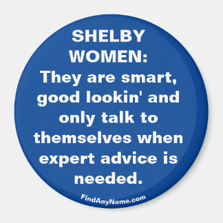 Aimant SHELBY WOMEN : Smart ... Magnat amusant