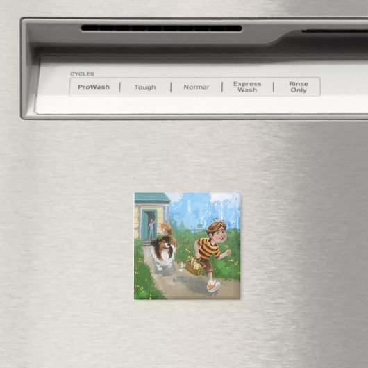 Aimant Sheldon et Davie Adventure (In Situ (Lave-vaisselle))